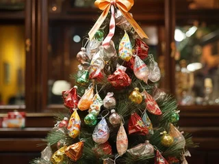 Misterele Dulci ale Bomboanei de pe Bradul de Crăciun: Cine a Inventat Acest Deliciu?