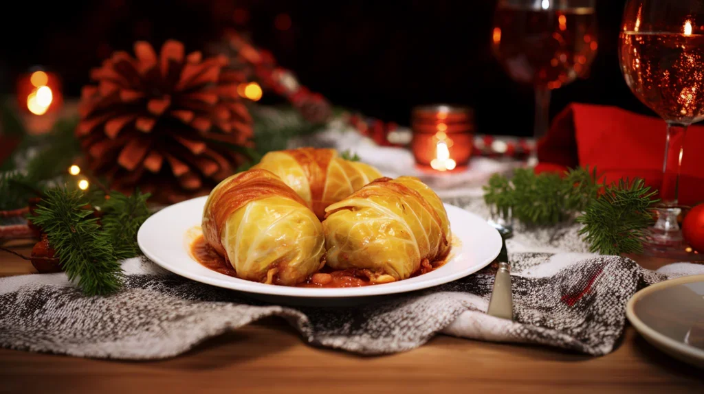 Sarmale din varză murată cu ciolan de porc